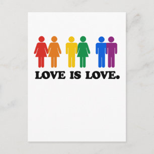 Love is Love Postcard
