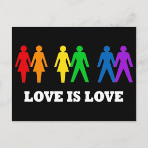 Love is Love Postcard