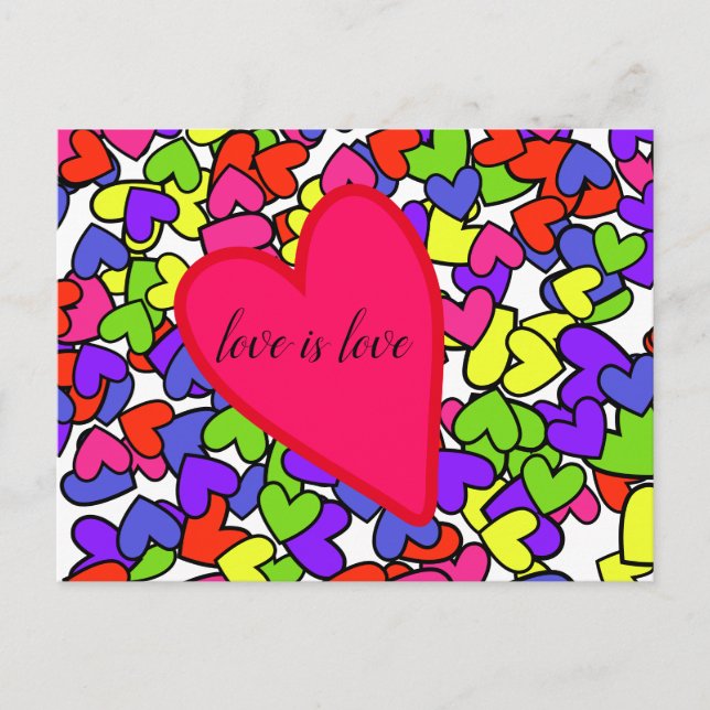 Love Is Love Postcard (Front)
