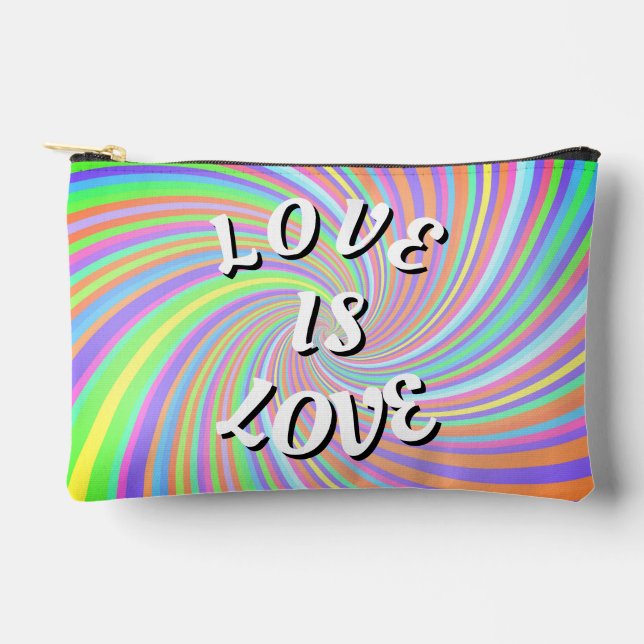 Love Is Love Pride Accessory Pouch (Front)