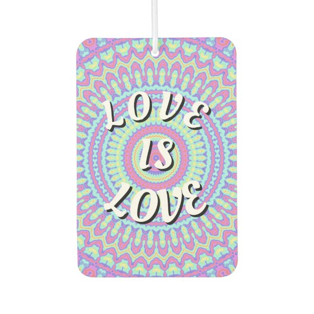 Love Is Love Pride  Air Freshener (Front)
