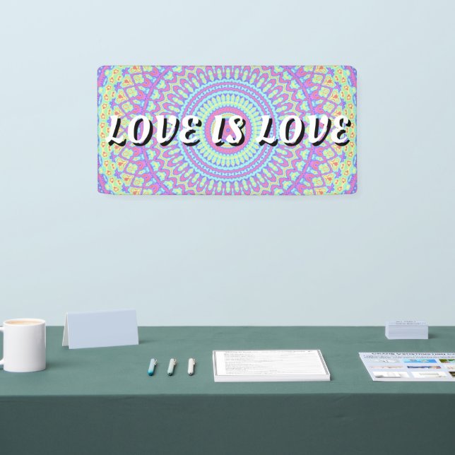 Love Is Love Pride Banner (Tradeshow)