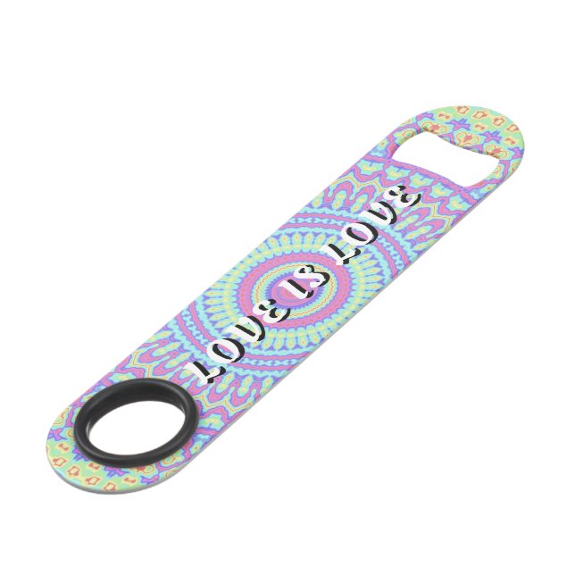 Love Is Love Pride  Bar Key (Front Angled)