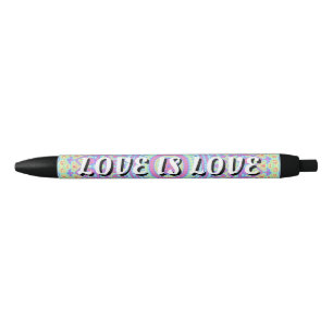Love Is Love Pride Black Ink Pen