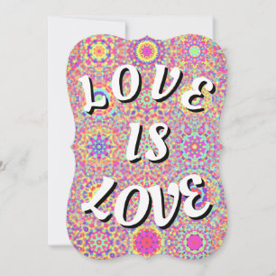 Love Is Love Pride Blank Note Card