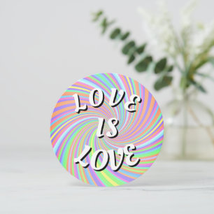 Love Is Love Pride Blank Note Card