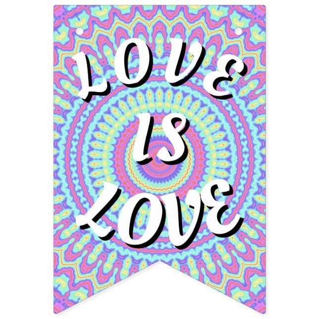 Love Is Love Pride Bunting (First Flag)