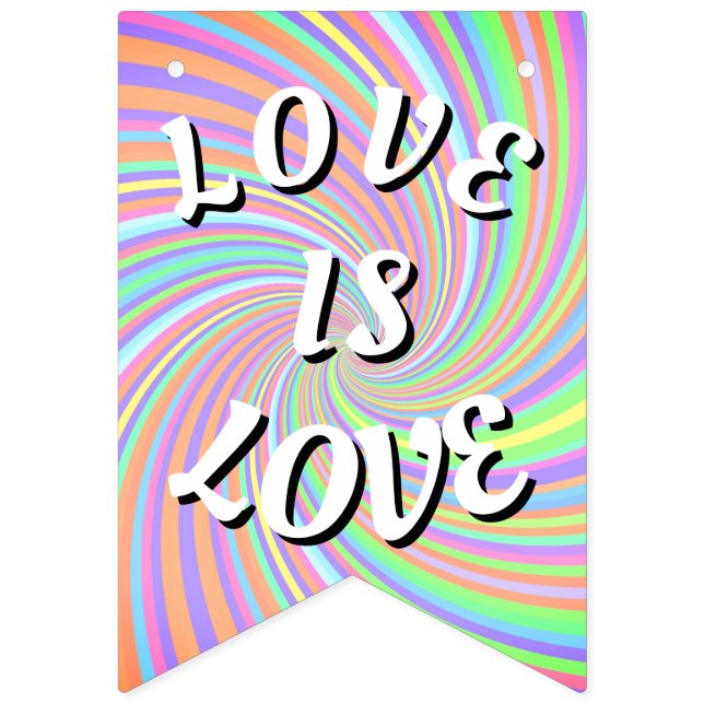 Love Is Love Pride Bunting (First Flag)