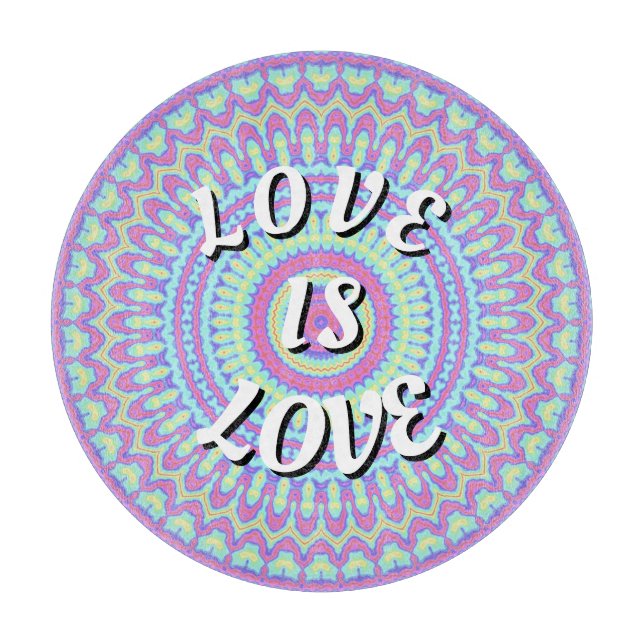 Love Is Love Pride Cutting Board (Front)