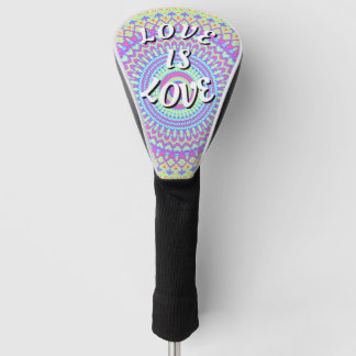 Love Is Love Pride Golf Head Cover