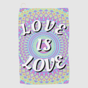 Love Is Love Pride  Golf Towel