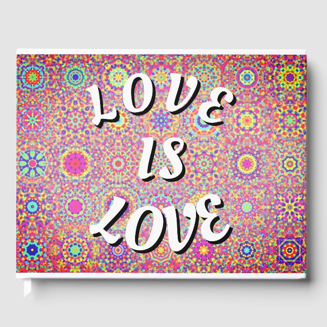 Love Is Love Pride  Guest Book (Front)