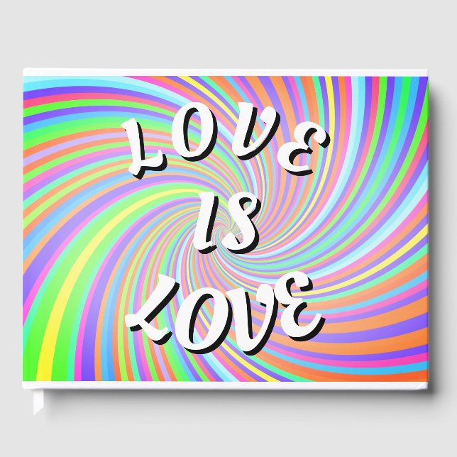 Love Is Love Pride  Guest Book (Front)
