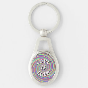 Love Is Love Pride Keychain