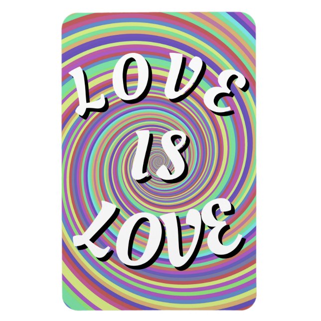 Love Is Love Pride   Magnet (Vertical)
