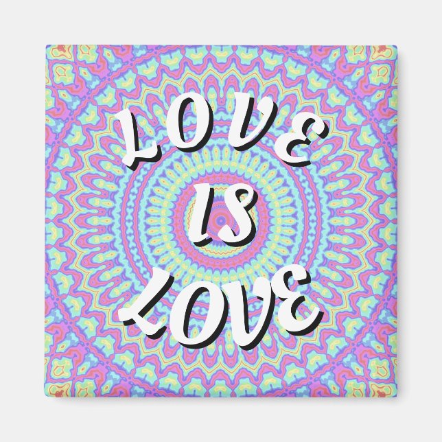 Love Is Love Pride   Magnet (Front)