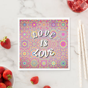 Love Is Love Pride Napkin