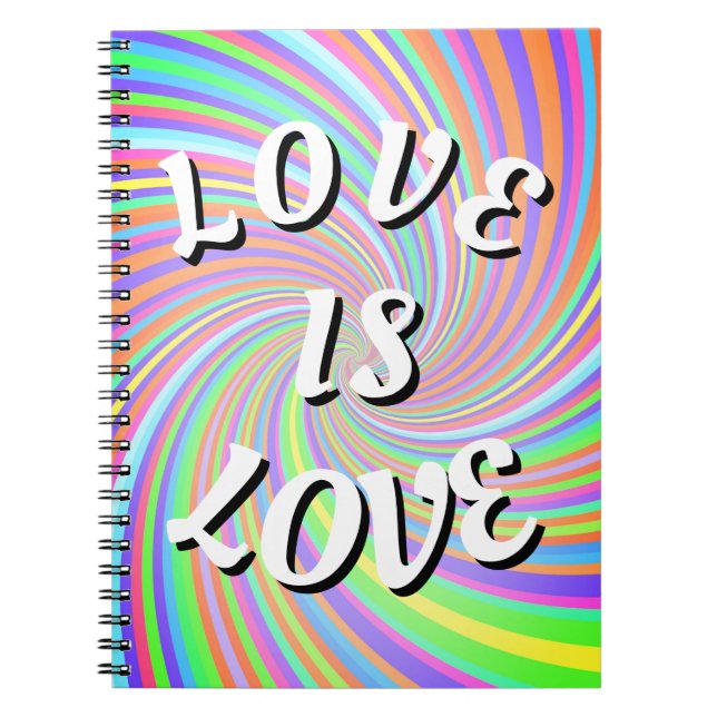 Love Is Love Pride Notebook (Front)