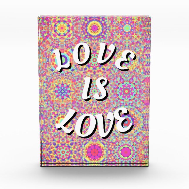 Love Is Love Pride  Photo Block (Front)