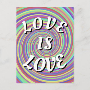 Love Is Love Pride Postcard