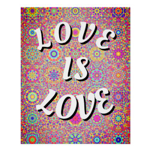 Love Is Love Pride Poster
