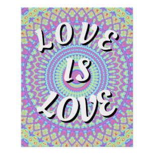 Love Is Love Pride Poster