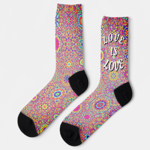 Love Is Love Pride   Socks