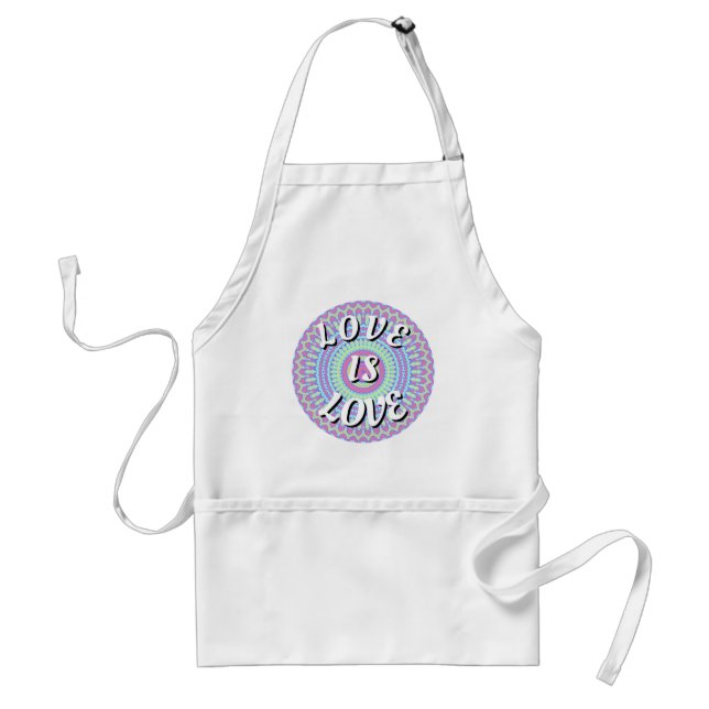 Love Is Love Pride   Standard Apron (Front)