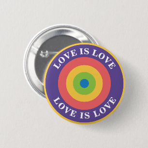Love is Love Pride target 6 Cm Round Badge