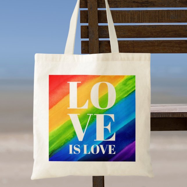 Love Is love Pride Tote Bag (Creator Uploaded)
