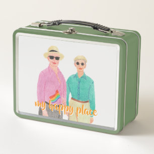 Love is Love Pride Valentine's Day Metal Lunch Box
