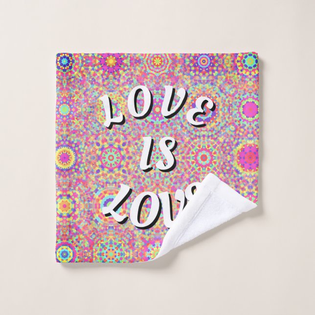 Love Is Love Pride Wash Cloth (Wash Cloth)