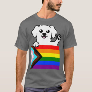 Love is Love Puppy White T-Shirt