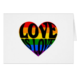 Love is love, rainbow heart