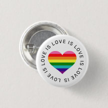 Love is Love Rainbow Heart Gay Pride
