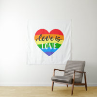 Love is Love Rainbow Heart