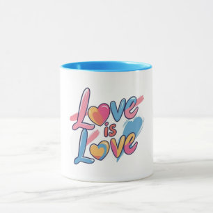 Love Is Love Rainbow Pride Mug