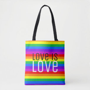 Love is Love, Rainbow Tote Bag