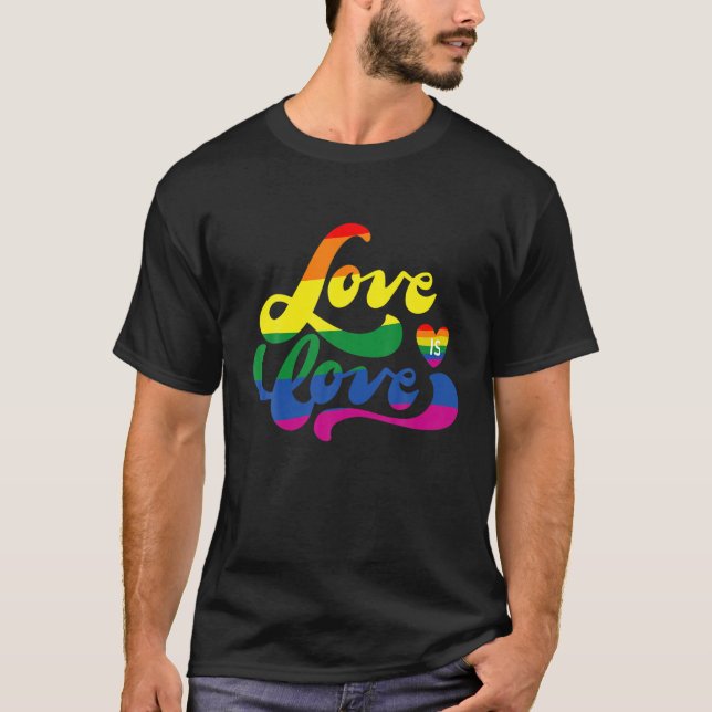 Love is Love Shirt Gay Pride Shirts (Front)