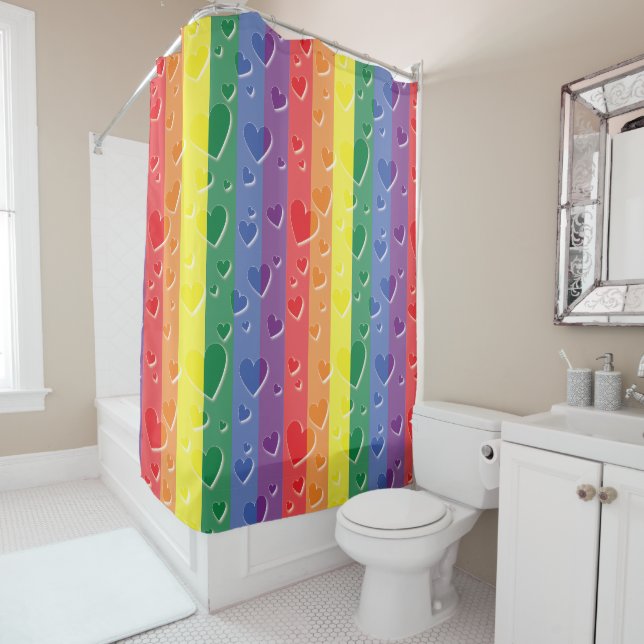 Love Is Love Shower Curtain (In Situ)