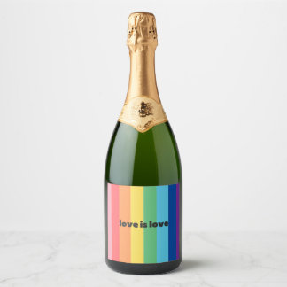 Love Is Love - Sparkling Wine Label