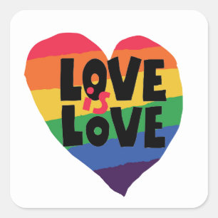 Love is Love Square Sticker