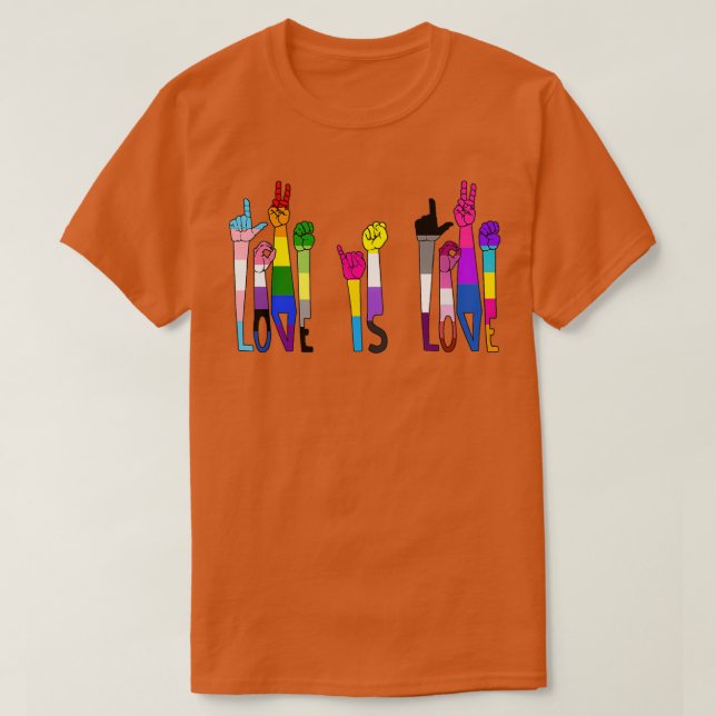 LOVE IS LOVE T-Shirt (Design Front)