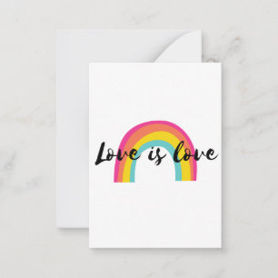 Love is Love T-Shirt Classic Round Sticker Invitat Card
