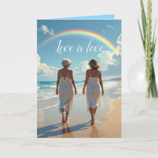 Love is love thank you card
