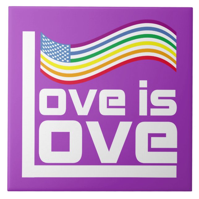 Love is love tile (Front)