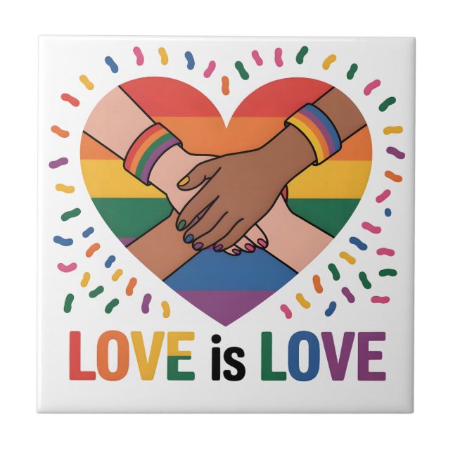 Love is love tile (Front)