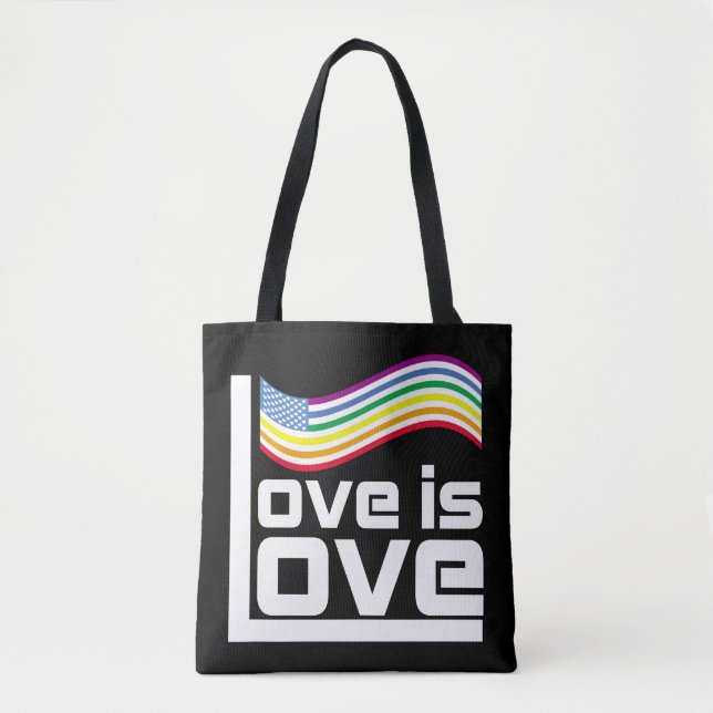 Love is love tote bag (Front)