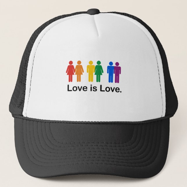 Love is Love Trucker Hat (Front)