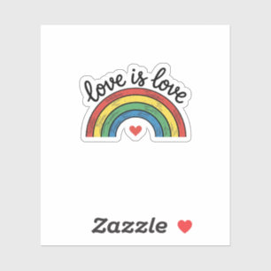 Love Is Love Vintage Rainbow Heart Shirt Design_1